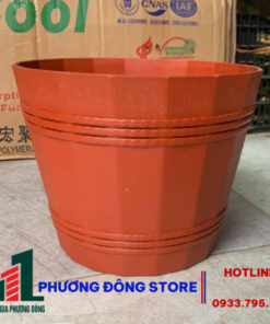 Chậu thùng gỗ