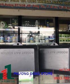 Hộp bẫy chuột vuông