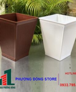 Chậu Vuông Sọc 240
