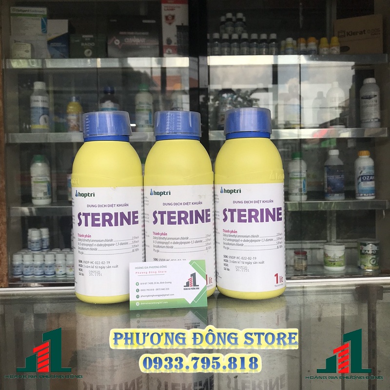 Dung dịch diệt khuẩn Sterine (Chai 1 lít)